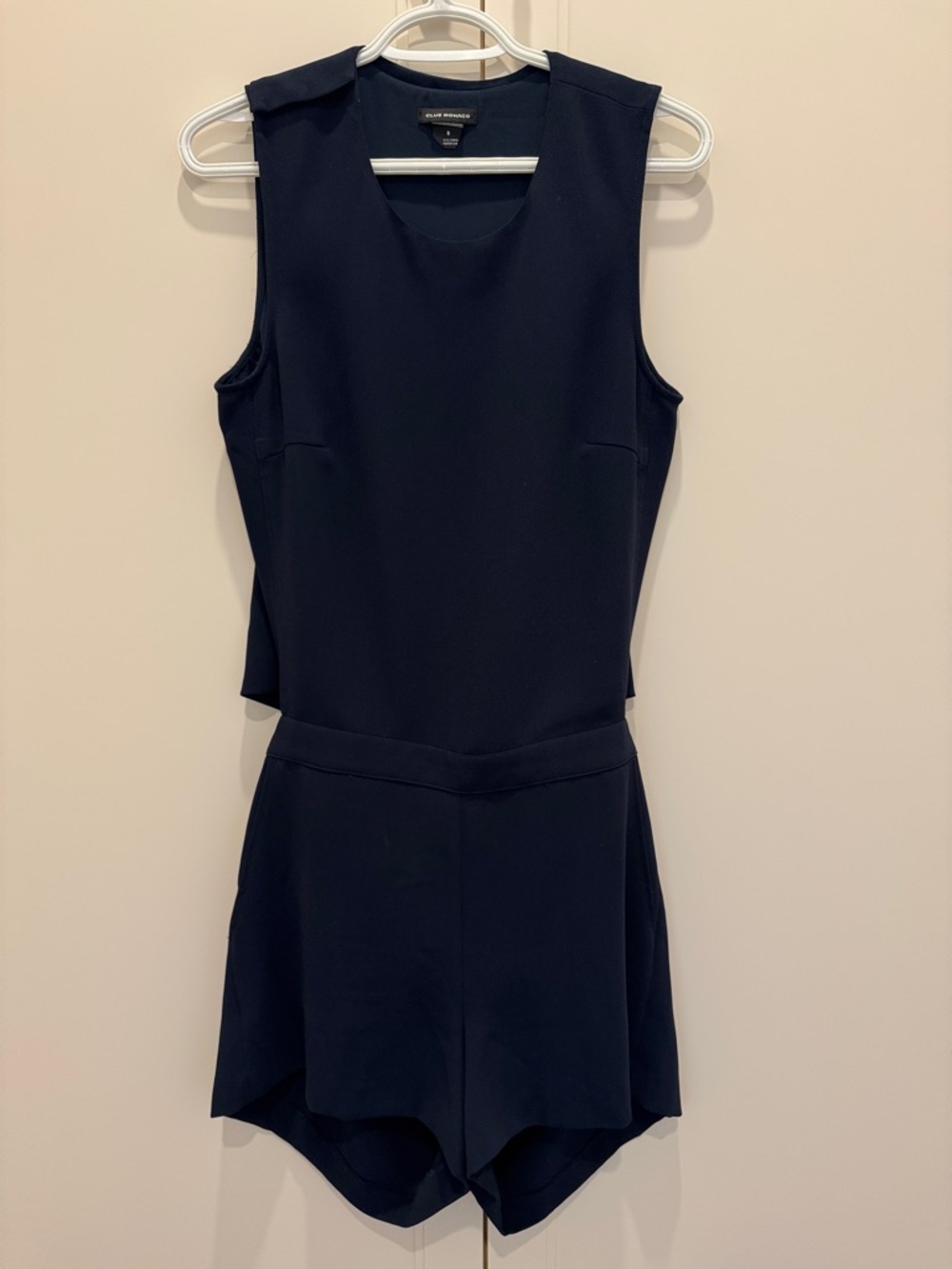 Club Monaco Navy Sleeveless Romper